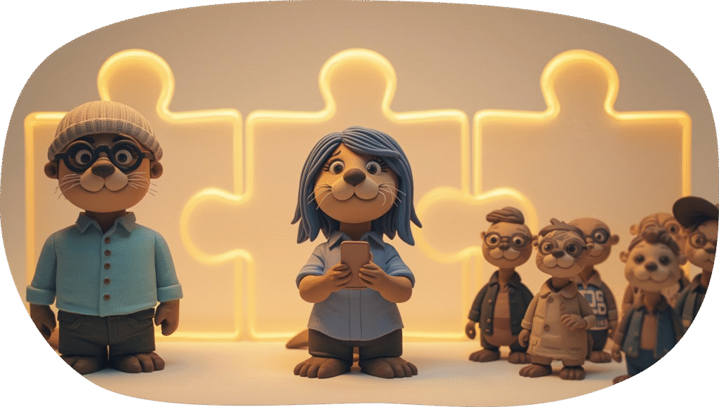 Imagen de programa de afiliados: creadores de contenido y audiencia